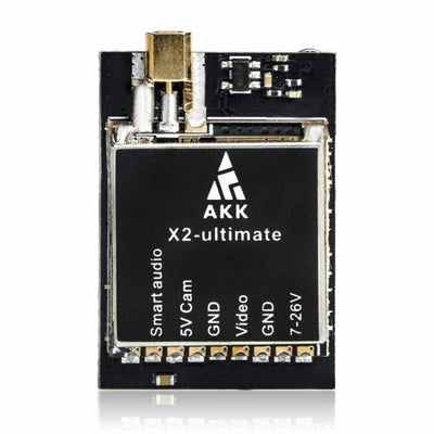 LinkMejor X2-ultimate US 25mW/200mW/600mW/1000mW 5.8GHz 37CH AV FPV Transmitter VTX with Smart Audio Mic