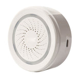 LinkMejor Tuya WiFi/ZigBee3.0 Smart Sound and Light Siren Sensor 90dB Smart Life Siren Home Security System Tuya Gateway Hub Work with Alexa