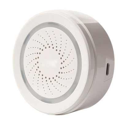 LinkMejor Tuya WiFi/ZigBee3.0 Smart Sound and Light Siren Sensor 90dB Smart Life Siren Home Security System Tuya Gateway Hub Work with Alexa