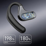 F8 TWS Wireless bluetooth 5.4 Earphone 16.2mm Wool Paper Diaphragm 360° Panoramic Sound ENC Call Noise Cancelling Low Delay AI Translation Earhooks Waterproof Sports Headphones