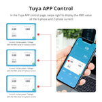 Zemismart 3 Phase WiFi Energy Meter Smart Power Consumption Monitor Max 63A Measure Alarm 208V-415V works with Tuya Smart Life App