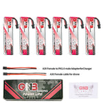 6Pcs LinkMejor 3.8V 550mAh 100C 1S LiHV Battery A30 Plug for Emax Tinyhawk S BetaFPV Beta75X