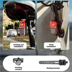 LinkMejor Smart Monitoring Warning Bicycle Taillight High Lumen Waterproof Bike Sensor Rear Light for MTB Road Cycling Safety
