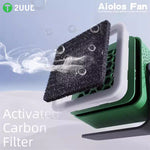 2UUL DA98 Aiolos Fan 3 In 1 Repair Fan 3.7V 1200mAh 6500r/min USB Charging Smoke Extracting Cooling Lighting Fan