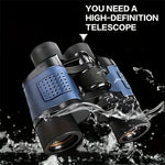 IPRee Camping Binoculars 60X60 Long Range HD High Power Telescope Tourism Binoculars Long Range Powerful Binoculars Hunting