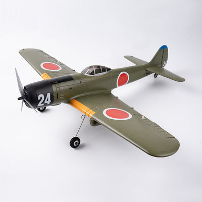 Kootai Ki84 WWII Fighter 690mm Wingspan 2.4GHz 4CH Built-in Gyro 3D/6G Switchable One Key Aerobatics EPP RC Airplane BNF/RTF Supports SBUS GPS for Beginners