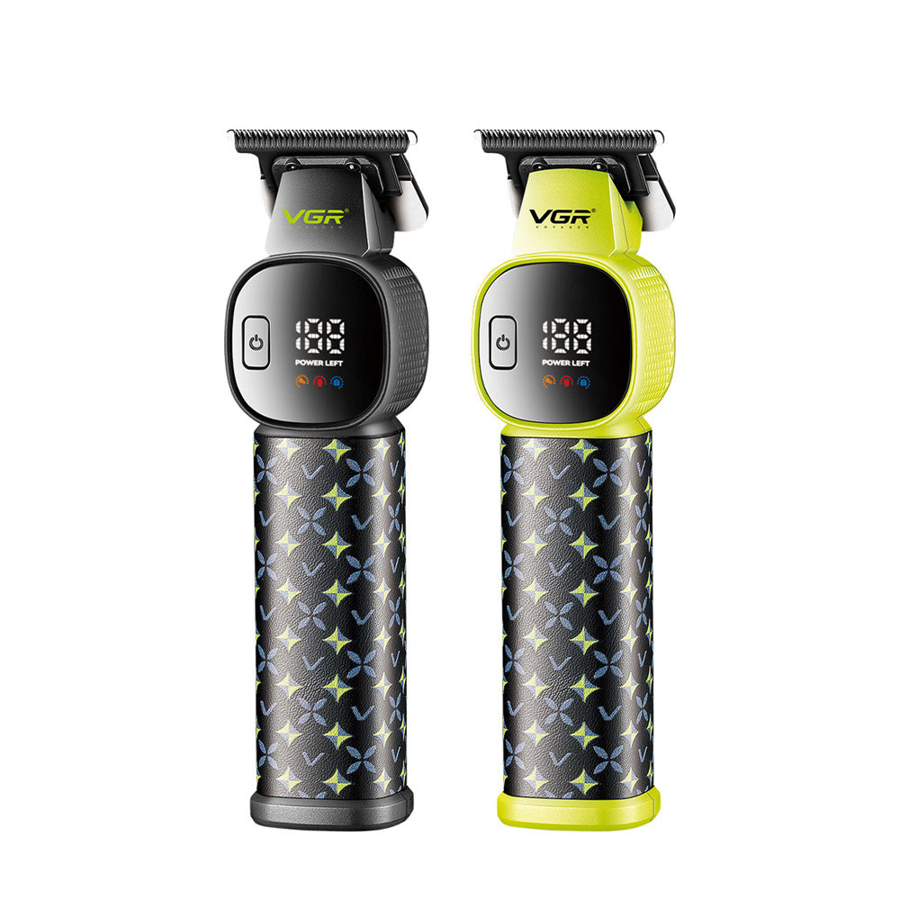 LinkMejor V-185 Professional Hair Trimmer for Men with Ceramic Stainless Steel Blades 7000 RPM Motor USB Rechargeable LED Display 220min Runtime