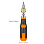 10 In 1 Hidden Batch Head Visseuse Multi-angle Ratchet Screwdriver Set Multi-function Screw Driver Kit