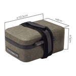 LinkMejor 0.4L Mini Bicycle Saddle Bag Tail Bag Lightweight Waterproof Portable Wear-resistant MTB Road Bike Bag