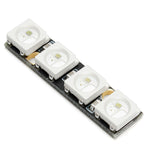 3pcs 0.7g Super Mini WS2812B RGB5050 4 Bit Colorful LED Strip for Naze32 F3 F4 Flight Controller RC Drone