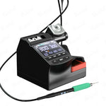 LinkMejor A9 Plus Soldering Station 120W Temperature Control 100°C-450°C Anti Splash Cleaner 4 Segment Storage 245 Tips