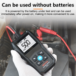 LinkMejor BT10 Car Battery Tester 6V 12V 24V LCD Digital Battery Analyzer 2-220A 100-2000 CCA SOH SOC Internal Resistance Test Tool