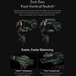Hohem iSteady MT3/MT3 PRO AI Camera Gimbal Stabilizer 2.5KG Payload with CCT RGB Fill Light Touch Screen for DSLM/Phone/Action Cam