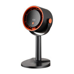 Tevorex 2-In-1 USB Rechargeable Portable Desktop Cooling Fan 360° Circulating 100 Speed Adjustable Multifunctional Electric Purification Fan with LED Smart Display for Home Office Use