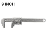 9"/11"/15" Adjustable Automotive Wrench Smooth Jaws Wide Jaw Capacity Alloy Steel Chrome-Plated Finish Slim Profile for Tight Spaces Rust and Corrosion Resistance