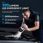 QS001 4000A Car Jump Starter with Digital Display 3 in 1 Portable Power Bank and LED Light for 12V Vehicles