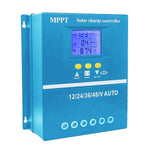 LinkMejor Solar Controller 12/24/36/48V Automatic Identification Intelligent Photovoltaic System Solar Charging Controller