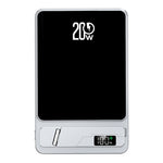 PD20W 5000/10000mAh Magnetic Wireless Power Bank with Digital Display External Battery Power Supply with 1 Input & 2 Outputs Fast Charging for iPhone 17 17Pro 16 15 Pro Max 14 13 for Xiaomi 17pro for Samsung Galaxy S25 Ultra Come with Phone Stand