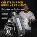 Night Sports Running Belt Light Rechargeable Running Waist Light High Brightness Women Men Runners Light Reflective Belt Lamp