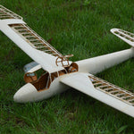 LinkMejor Minimoa Mo2a 2884mm Wingspan 1/6 Scale SD7032 Airfoil Balsawood RC Airplane Glider KIT
