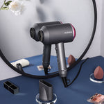 LinkMejor KG-1601 Hair Dryer 1600W 3 Drying Modes with Focused Airflow Nozzle Detachable Rear Cover 220V