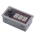 LinkMejor PWM DC Motor Controller Adjustable Speed DC 9-60V 12V 24V 48V 12A Digital Display Encoder Duty Ratio Frequency Controller