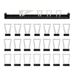 Onkel.J 28pcs Dovetail Tenon Marking Ruler Adjustable Tail Joint Marking Gauge Stable Template Support For Carpentry Marking