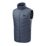 Motorcycle Heated Vest Intelligent Three Levels Of Temperature Adjustment Electric Heating Vest Protection From Cold In Winter