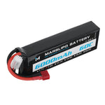 LinkMejor 7.4V 6000mAh 60C 2S Lipo Battery T Plug with XT60 Adapter for RC Model