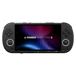 [64G] TRIMUI Smart Pro S Handheld Game Console Built-in 13000+ Games 4.96-inch IPS Screen Octa-core Support WiFi6 & BT5.4 Retro Game Player with RGB Light TMR Dual Hall Joysticks 5000mAh Battery Open Source Linux System Gamer Console