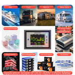 LinkMejor WiFi DC Voltmeter Ammeter CW24 1000A 420V Digital Energy Meter Tuya Smart Life App Battery Capacity Tester Power Monitor 300cm Type-C Cable