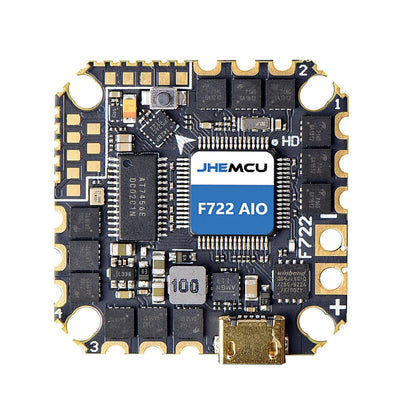 25.5x25.5mm LinkMejor GHF722AIO HD F7 OSD BlackBox Flight Controller with 5V BEC 40A BL_S 4in1 ESC 2-6S Support DJI O3 HD Digital System for RC FPV Racing Drone