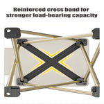 IPRee Portable Camping Folding Chair Outdoor Foldable Camping Stool Fishing Chair Oxford Light Cloth Folding Beach Chair Picnic Seat