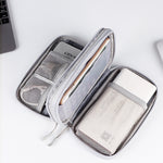 Double Layer Travel Portable Digital Product Storage Bag, U Disks Hard Disks Protective Cover, USB Data Cable Organizer Headset Charging Treasure Box Accessories Case