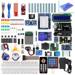 LinkMejor Upgrade Super Kit UNOs R3 Starter Learning Kit with RC522 LinkMejor Module LCD1602 DHT11 RTC Breadboard Servo Stepper Motor