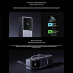 Xiaomi 165W 70.56Wh 20000mAh Digital Display Power Bank Come with Type-C Cable External Battery Power Supply with 2 Inputs & 3 Outputs Support QC2.0/3.0/3.5 PD2.0/3.0/PPS BC1.2 AFC SCP FCP Apple2.4 Fast Charging for iPhone 17 17 Pro 16 Pro Max