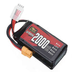 LinkMejor Power 11.1V 2000mAh 120C 3S LiPo Battery XT60 Plug for RC Drone