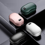 2 In 1 Magnetic Hand Warmer Creative Split Power Bank Mini Dual-sided Heating Hand Warmer with Digital Display Magnetic Adsorption