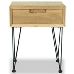 Bedside Cabinet 15.7"x11.8"x19.7" Solid Teak