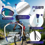 QY-Pro2 bluetooth 5.4 Smart Cycling Glasses with AI Voice Assistant UV Protection Windproof Sandproof 360° Surround Sound for Outdoor Sports