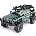 LinkMejor YK4107 PRO 1/10 2.4G 4WD Brushless RC Car Tank Turn Rock Crawler Two Speed Differential Lock New LCG Chassis Hobbwing Power Metal Gears Oil Filled Shocks LED Lights Monster Off-Road Pickup Climbing Truck Vehicles Models Toys