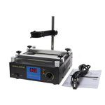 LinkMejor 853A Preheating Soldering Station 450W Ceramic Heater 120x120mm Heating Area Anti Static PCB Rework Tool