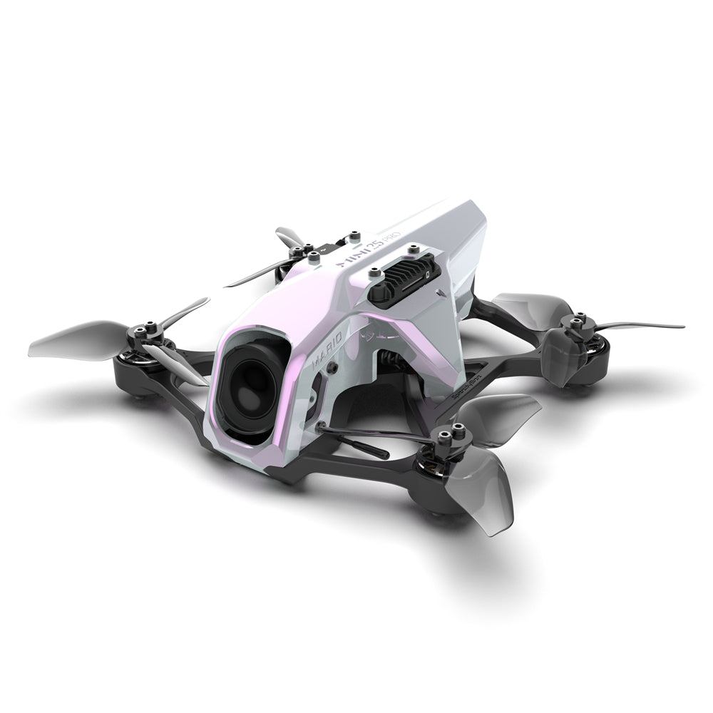 LinkMejor Mario Mini25 HD O4 / O4 Pro 2.5 Inch 125mm 3S RC FPV Racing Drone ELRS 2.4G with BeeStorm 1303.5 6660KV Motor
