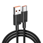 Quick Charge 120W 7A USB C Cable 0.25m To 2m Suitable For Huawei Xiaomi High-Speed Phone Charger