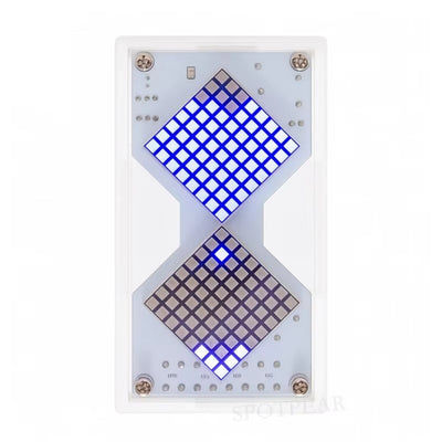 Electronic LED Dot Matrix Hourglass DIY Kit Gravity Sensor Adjustable Countdown Timer Clock Educational Soldering Practice Kit