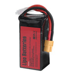 LinkMejor 4S 14.8V 1500mAh 120C 22.2Wh LiPo Battery XT60 Plug for RC Drone