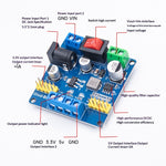 LinkMejor 6-24V to 3.3V 5V Multi-Output Smart Car Power Supply Module High Efficiency Voltage Converter