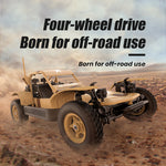 LinkMejor WP14 RTR 1/16 2.4G 4WD RC Car Off-Road Truck Full Proportional Fast Attack Vehicles Model Toys