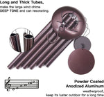 Outdoor Deep Tone Wind Chimes 45° Memorial Wind Chimes Metal Pipe Wind Chime