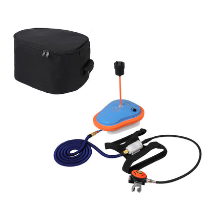 LinkMejor LY01 Scuba Diving Snorkel Equipment Diving Mobile Ventilator Tankless Waterproof Portable Rechargeable Underwater Snorkel 7M
